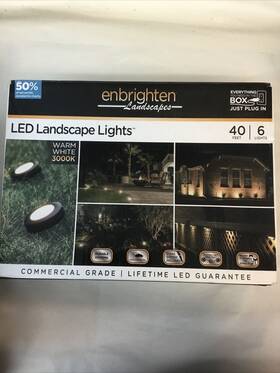 56067-1 Enbrighten 030878560641 Landscapes Led Lanscape Lights 40 Feet 6 - Read