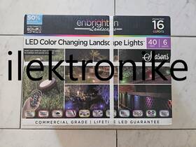 Enbrighten 030878560672 Brand New Led Color-changing Landscape Light 6 Pucks 40ft Remote