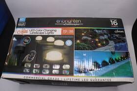 41657 Enbrighten Jasco Premium Led Garden Lights Color Changing Outdoor Landscape Lighting