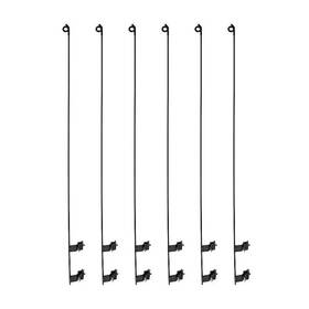 Erva 763945129068 String Light Pole Kit- Baluster Mount - 6 Pack Made In Usa