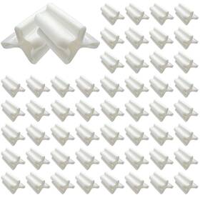 Eudoralife 761086491884 50pcs Safe T Post Caps Safety Vinyl Cap White