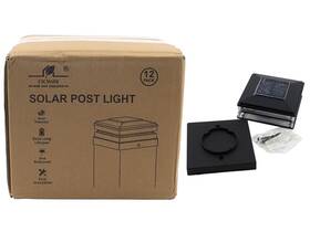 9600 Excmark 12pcs Cap Light 12 Pack 4x4 Waterproof Outdoor Lumens Led Solar Post Lights