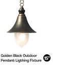 Eykmot0047-h-gb Etoplighting Golden Black Outdoor Ceiling Led Hanging Pendant 688988874747