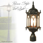 Eypnbapl1118 Etoplighting Rococo Collection Black Outdoor Post Lantern Light 688989582191