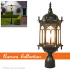 Eystsapl1118 Etoplighting Rococo Collection Black Exterior Outdoor Lantern Light 688989582177
