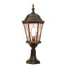 Eystsos-0070 Etoplighting Golden Black Finish Outdoor Pillar Lantern Exterior 688989591186