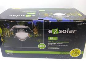 Rs13ma-p2-cb-4 Ezsolar 840623110140 Ez Solar Led Tiered Pathway Lights 4 Pack New In Box 15 Lumens