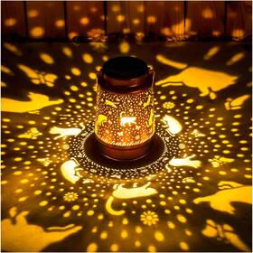 Hw-dl-026 Eztzen Cat Solar Lanterns Outdoor Waterproof Hanging Lights Gifts For Women M