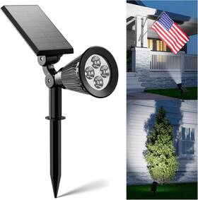 Falove 705353083839 Solar Spot Lights Outdoor Waterproof For Flag Palm Tree Pole Sign Statue Ma