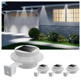 B014idyrj4 Falove 4 Luces De Pared Solares Lamparas Led Para Patio Exteriores Jardin En Oferta Set