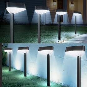 Fpl-01 Fashlits 8 Pack Solar Pathway Lights Outdoor Bright Led Landscape Water