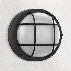 Faymart Lighting 705353686481 8 Inch Nautical Outdoor Light-black Round Bulkhead Led Lights Sauna Light Fixture Ou