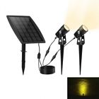 Kn-sl102-bk Fba Keynice Solar Powered Led Spotlight Waterproof Outdoor Garden 689781435517