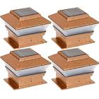 Fbapl244 Garden Sunlight Deck Lights Pack Solar Powered Copper 819151018655