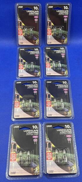 Bplvq10t3 Feit Electric Bplvq10t3/2 Landscape Pathway Bulb 12 Volts 10 Watts G4 Base T3 Lot Of 16