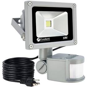 Feudarti10w Feudarti 10w-wd Outdoor Led 6500k Daylight Motion Sensor Floodlight Plug-in With