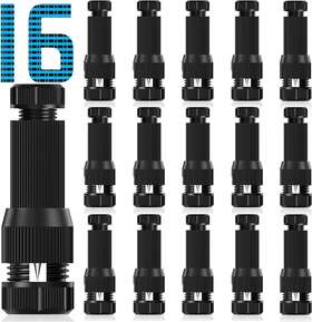 Fts000 Fntek 16 Pack Low Voltage Landscape Light Wire Connector Outdoor 14-20 Gauge