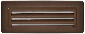 Sl08ledpwbr Focus Industries Weathered Brown 8 1/4 Inch Wide 3-louver Led Step/brick Light