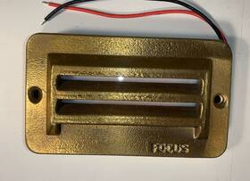 Sl-17-brs Focus Lighting Step/patio/stair Light Cast Solid Brass Louver Brand New Low Voltage #sl17brs