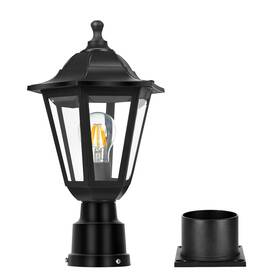 Fds6163b1 Fudesy Outdoor Post Light Exterior Lamp Fixture With Pier Mount Base