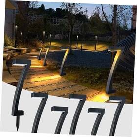 2507x6-zi Fujian Quanzhou Ouke Trade Co. Ltd Set Solar Pathway Lights Outdoor 7-shaped Walkway Light Powered Ip65 1