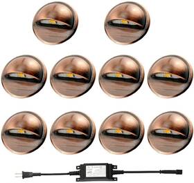 Fvtled 711301651616 Pack Of 10 Low Voltage Led Deck Lights Outdoor Step Stair D35mm 12v Ip
