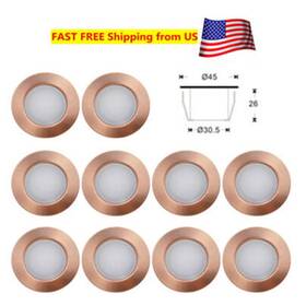 D45x Fvtled 1.77 Inch Warm White Low Voltage Led Deck Step Stair Lights Outdoor Landscape Lamp