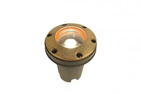 Fc3ledrgbs Fx Luminaire Fc 3led Well Light Natural Brass Ring Top