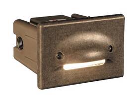 Un1ledbz Fx Luminaire Un 2 Watt 1led In Bronze Metallic