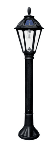 Gama Sonic 178000 Polaris Solar Powered 44 Inch Tall 2700k Led Post Light - Black