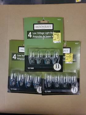 Garden Light 062964955277 12 Bulbs 12v -11w For Malibu Moonrays Outdoor Landscape Bulb