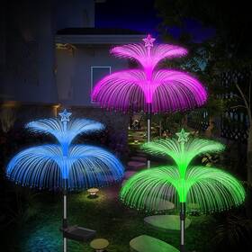 10250620-23132009 Garden Lights Solar 3 Pack New Upgraded Outdoor Waterproof 7 Color