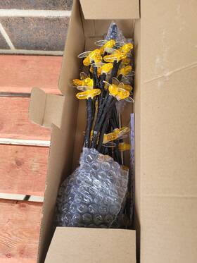X002lh7n59 Garden Lights Outdoor Solar Bees