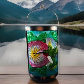 Garden Party 049022462458 Exclusive Hanging Decorative Solar Lantern - Hummingbird T