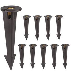 Aps-s03 Gardencoin Abs Ground Spikes Stakes Replacement With Brass Insert 1/2 Inch Npt Thread Side
