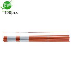 526932 Gardenice 100 Pack 5/16 Inch Clearly Marking Reflective Markers Landscape Walkway Lights