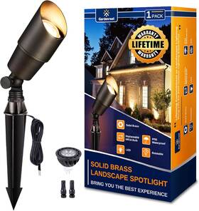 22101 Gardenreet Brass Landscape Spotlights 12v Low Voltage Spot Light Outdoor Led W