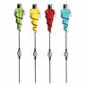 Gd10070 Psw Torches Assorted Color Outdoor Glass Tiki Torch Light With