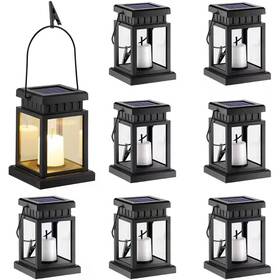Gigalumi 445015276287 Solar Black Led Path Light With Waterproof And Warranty 8-pack