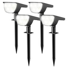 Ip65 Gkgg 850066336908 Solar Lights Outdoor Waterproof 76 Led 3 Lighting Modes Spot