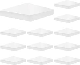 Gkopc40pypw12pc Gkoled 12-pack 4 Inch X Pyramid White