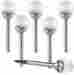 Gl-ss-30167-12-am Solascape New 2015 Crackle Glass Globe Color Changing Led Solar Path Lights Of 899663001116