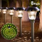 Gl002-1 Beau Jardin Solar Lights Bright Pathway Outdoor Garden Stake Glass