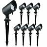 Gl101-bkled8 Doluck Led Landscape Lights Low Voltage Lighting Black