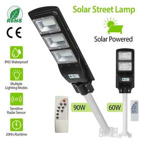 Moregpct2530-90w Global Phoenix Solar Street Path Light Remote Control Ip65 Waterproof Outdoor Led Lamp 90w
