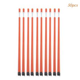 Gt1182636 Globalmart-top Driveway Markers With Reflective Tape Fiberglass Snow Stakes 50pcs 48inch