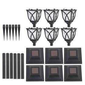 Gt7045220 Globalmart-top Waterproof Outdoor Led Solar Landscape Lights Pathway Warm White 6