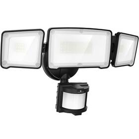 Eee-sl-n934ac-bk Glorious-lite Led Security Lights Motion Sensor Outdoor 35w 3500lm Hardw