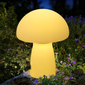 Glosola Hpe1940.v1 Solar Table Lamp Outdoor Waterproof Mushroom With Usb And Cha