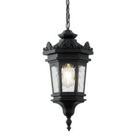 Lmsp0320bk Goalplus 20.7 Inch High Outdoor Porch Pendant Light Fixture Black Exterior Patio Hanging L